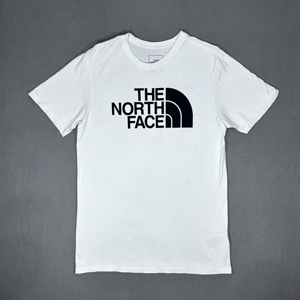 The North Face Logo Graphic T Shirt White Short Sleeve Men’s Medium